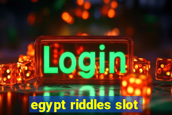 egypt riddles slot