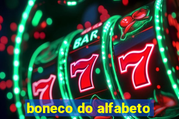 boneco do alfabeto