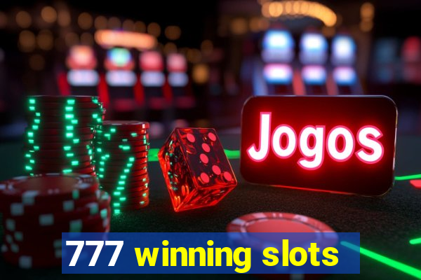 777 winning slots