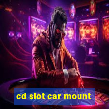 cd slot car mount