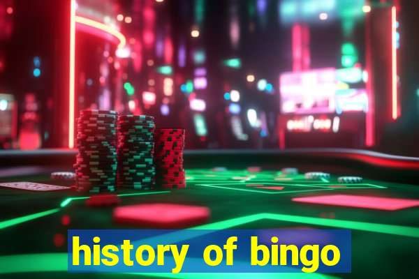 history of bingo