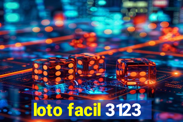 loto facil 3123