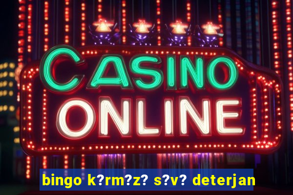 bingo k?rm?z? s?v? deterjan