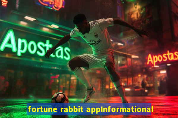 fortune rabbit appInformational