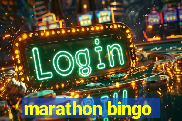 marathon bingo