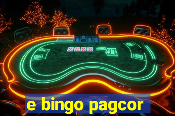 e bingo pagcor