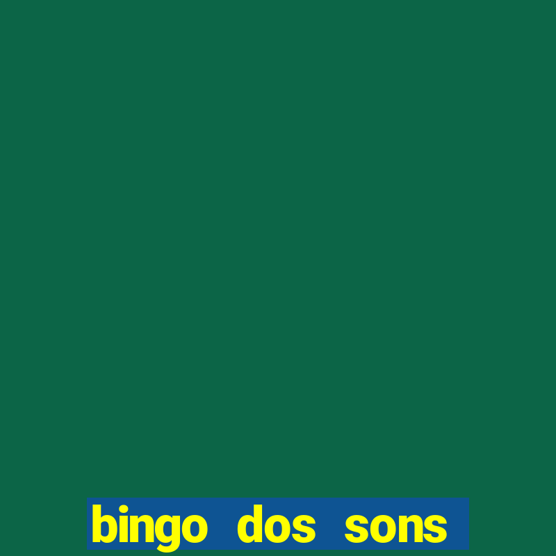 bingo dos sons iniciais como jogar