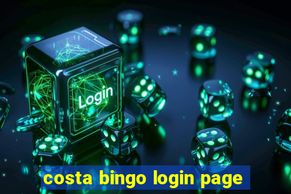 costa bingo login page