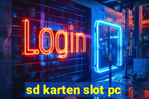 sd karten slot pc