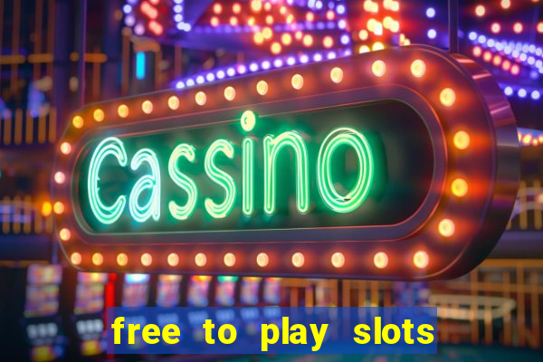 free to play slots no download