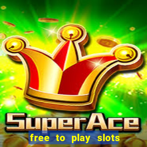 free to play slots no download