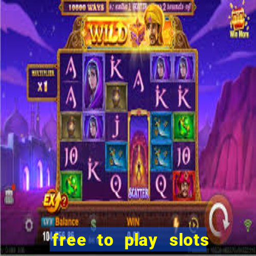 free to play slots no download