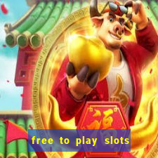 free to play slots no download