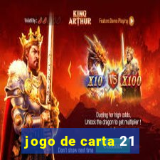 jogo de carta 21