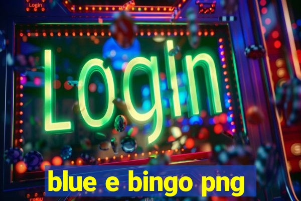 blue e bingo png