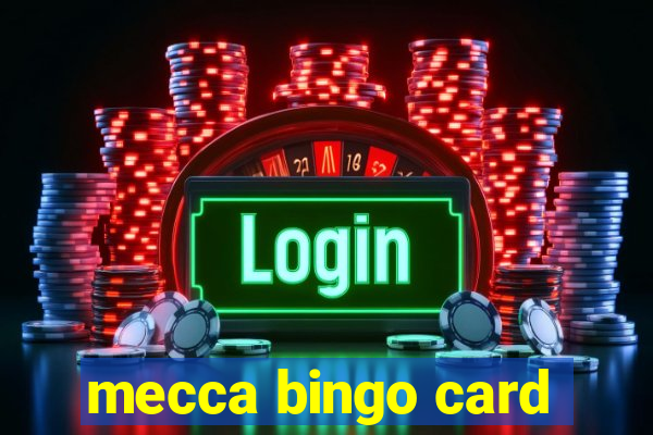 mecca bingo card