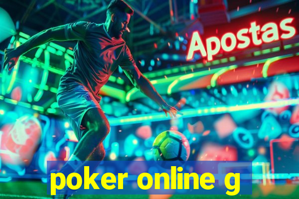 poker online g