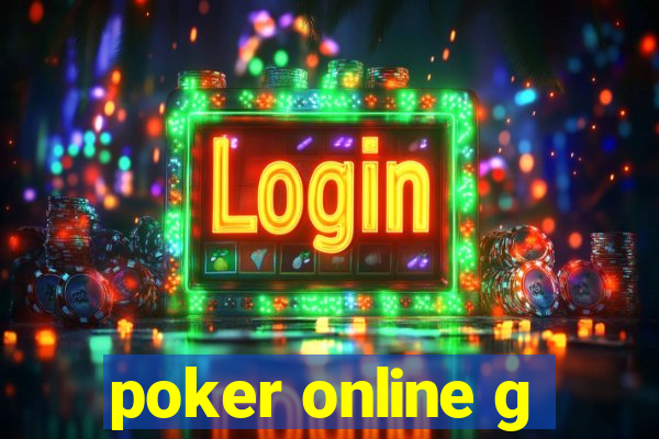 poker online g