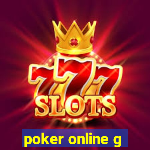 poker online g