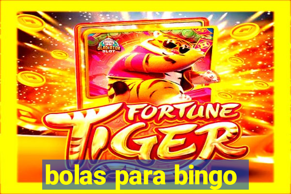 bolas para bingo