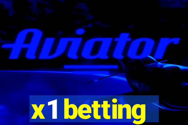 x1 betting