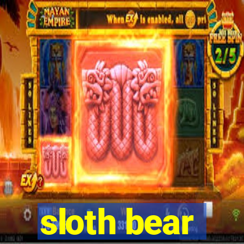 sloth bear