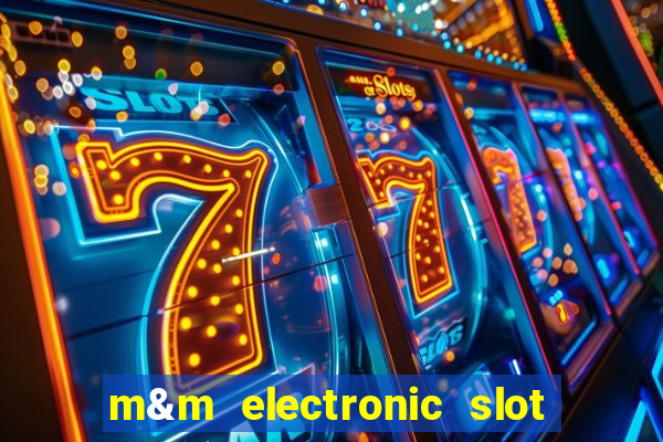 m&m electronic slot machine candy dispenser