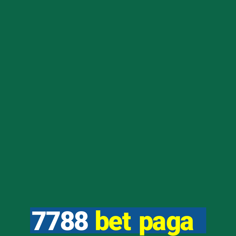 7788 bet paga