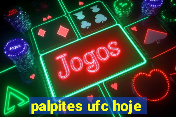 palpites ufc hoje