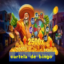 cartela de bingo para educa??o infantil