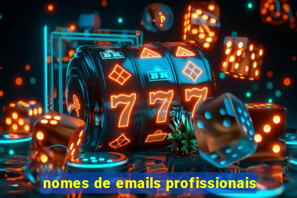 nomes de emails profissionais