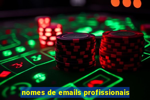 nomes de emails profissionais