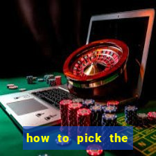 how to pick the right slot machine to win