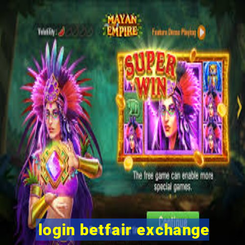 login betfair exchange