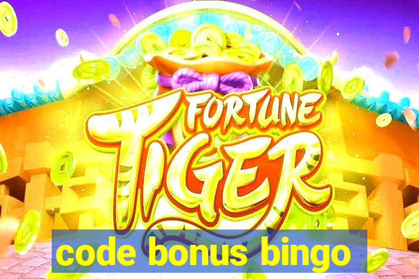 code bonus bingo