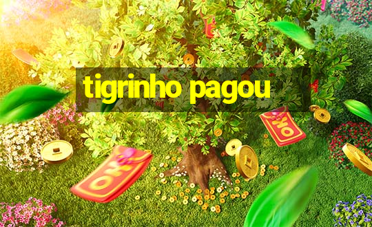 tigrinho pagou