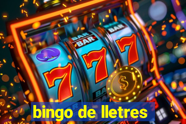 bingo de lletres