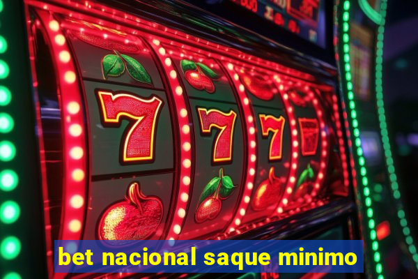 bet nacional saque minimo