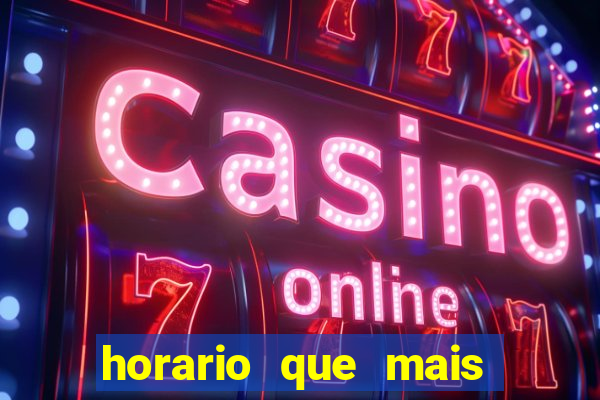 horario que mais paga fortune tiger