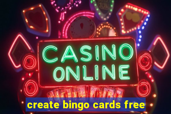 create bingo cards free