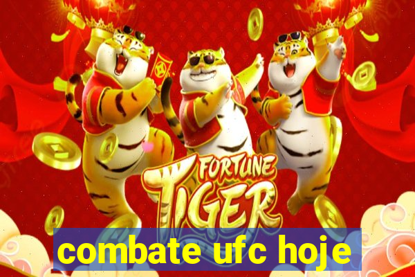 combate ufc hoje