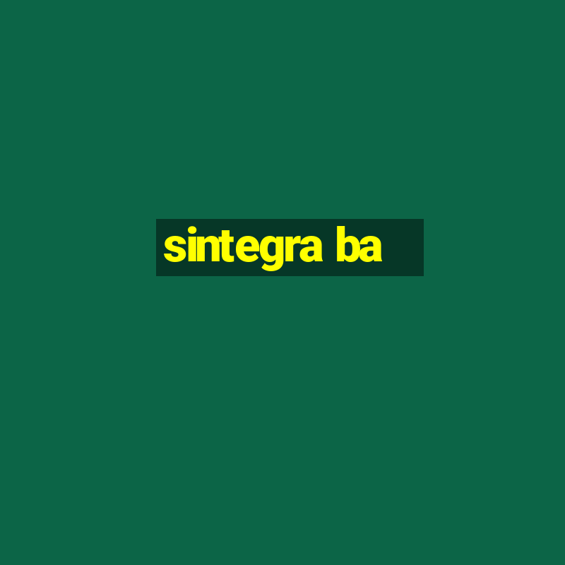 sintegra ba