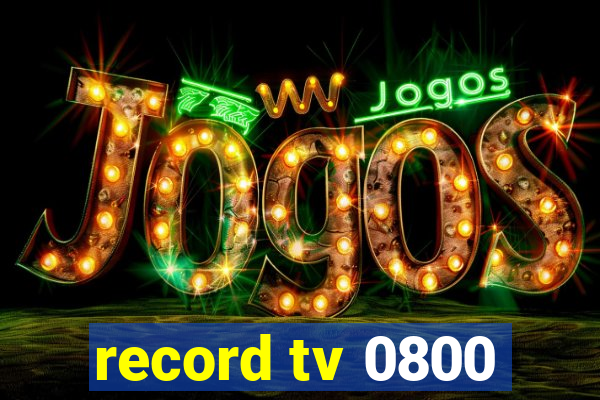 record tv 0800