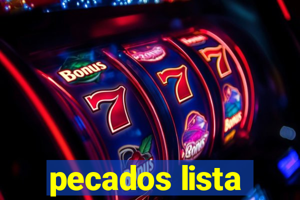 pecados lista