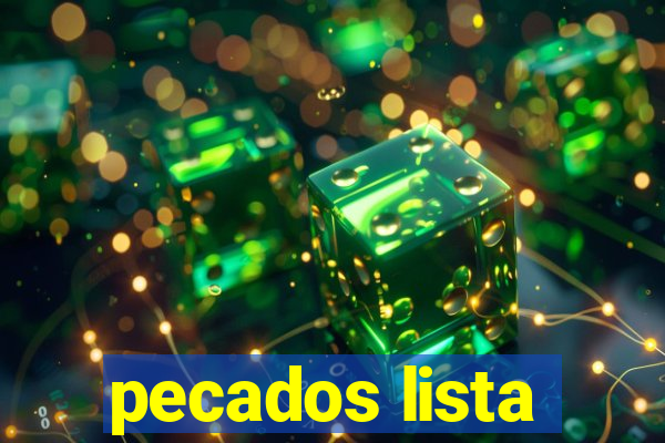 pecados lista