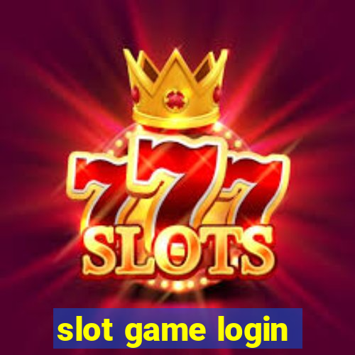 slot game login