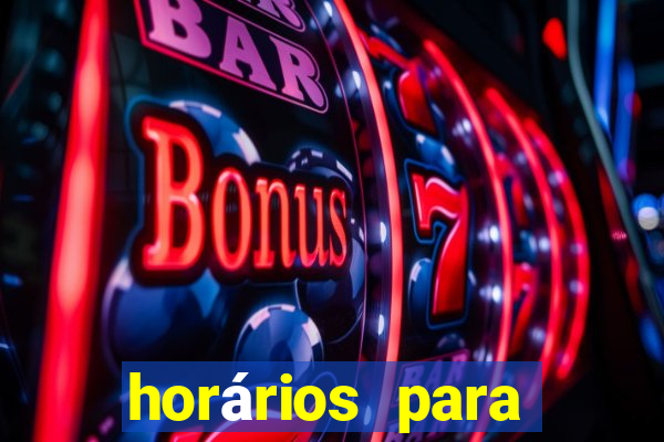 horários para jogar fortune rabbit