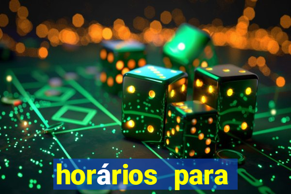 horários para jogar fortune rabbit