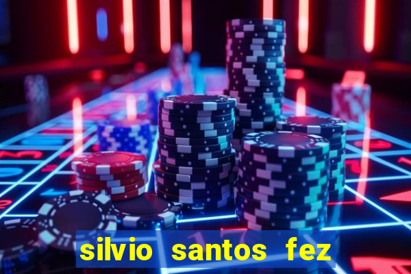 silvio santos fez pacto com o diabo