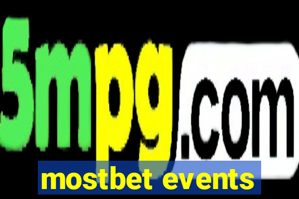 mostbet events